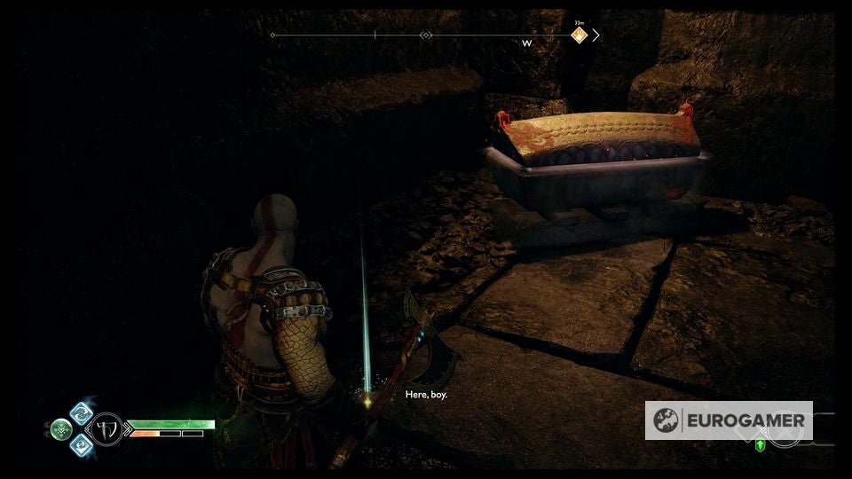 God of War Witch's Cave puzzle solutions explained, Lake of Nine and